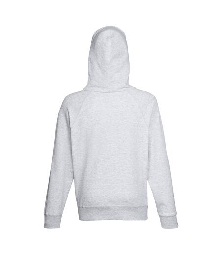 Fruit Of The Loom Mens Lightweight Hooded Sweatshirt / Hoodie (240 GSM) (Heather Grey) - UTBC2654