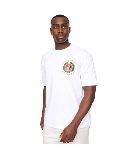 T-shirt Ceazar Homme Blanc Glorious Gangsta