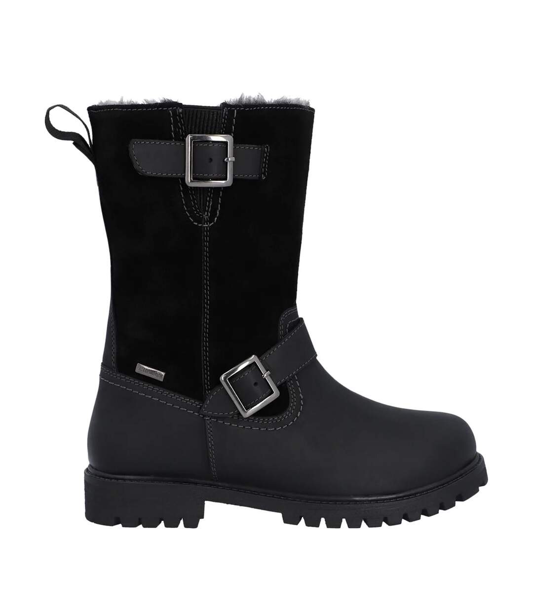 Bottes De Motard Ness Femme Noir Hunter-4
