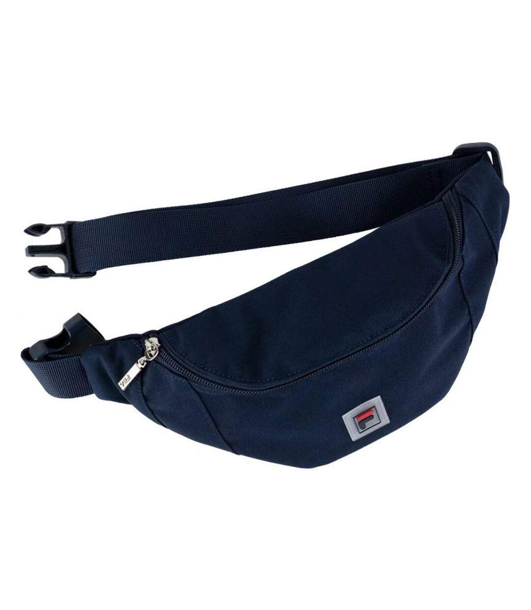 Mini Bibione Coated Canvas Waist Bag One Size Navy Blue Fila-3