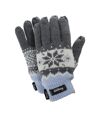 FLOSO Ladies/Womens Thinsulate Fairisle Thermal Gloves (3M 40g) (Blue) - UTGL519