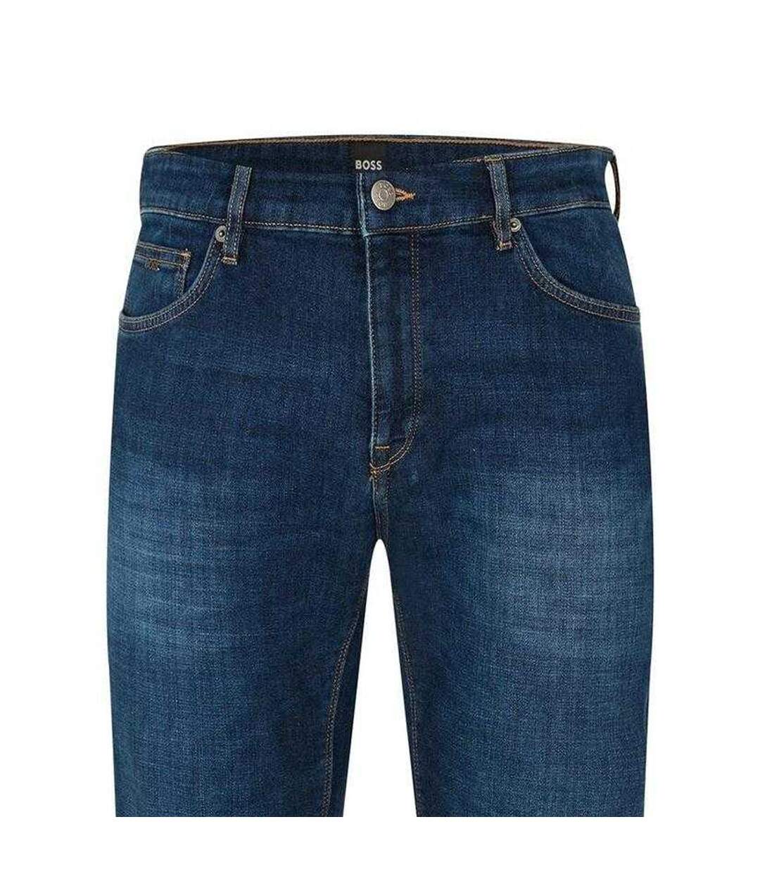 Mens Maine3 Denim Tapered Jeans Navy Boss-2