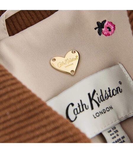 Womens/ladies Rose Trench Coat Tan Brown Cath Kidston