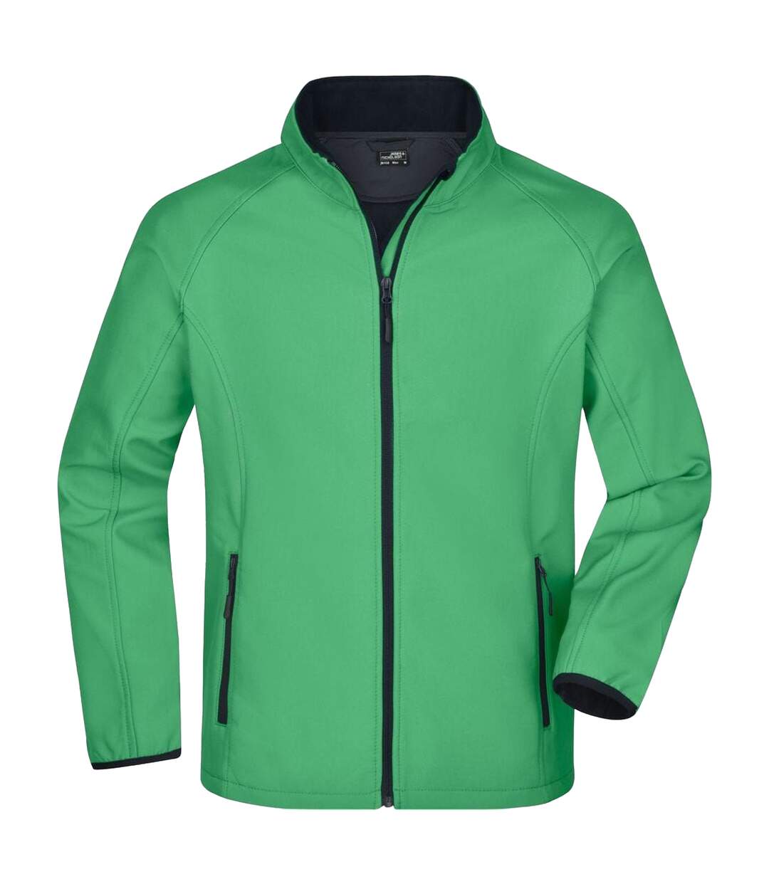 Veste Softshell Promo Homme Vert Bleu Marine James And Nicholson-1
