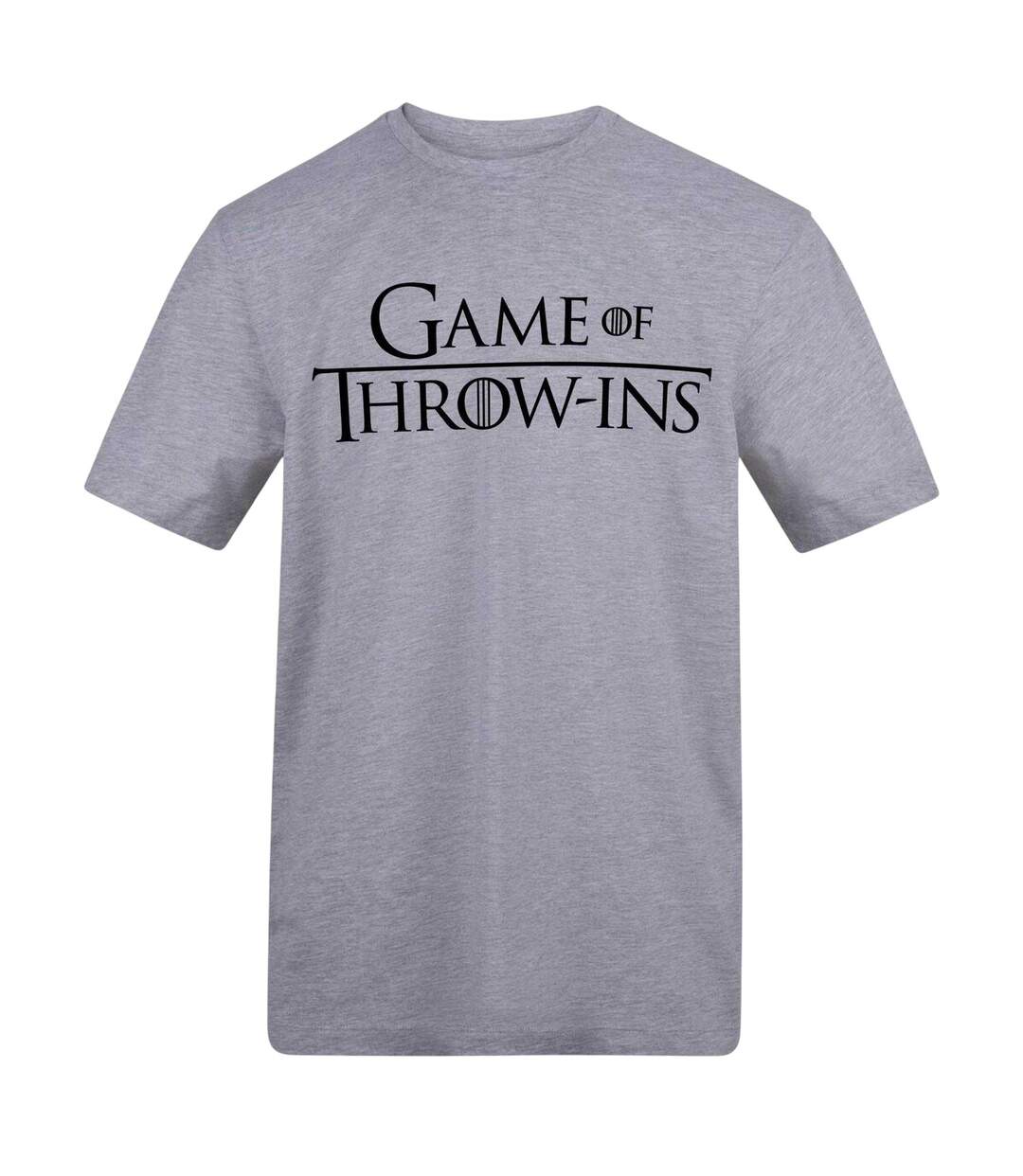 Unisex Adult Logo T-shirt Grey Game Of Thrones-1