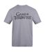 Unisex Adult Logo T-shirt Grey Game Of Thrones-1