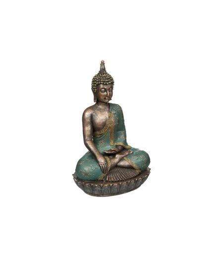 Bouddha Vintage Anju 43cm Bleu & Bronze