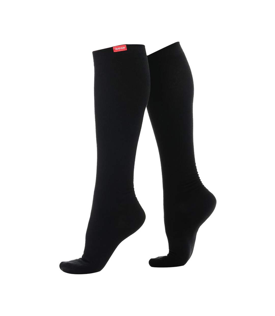 1 Pack Wide Calf Cotton Graduated Compression Socks | 15-20 mmHg-1