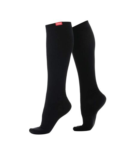 1 Pack Wide Calf Cotton Graduated Compression Socks | 15-20 mmHg