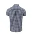 Chemise Manches Courtes Motif/style À Carreaux Homme Bleu Marine Blanc Lee Cooper-2