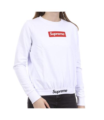 Sweat Blanc Femme Supreme Grip Emma - S