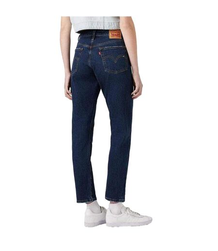 Womens/ladies Cotton Denim Skinny Jeans Dark Blue Levis
