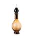 Vase Bouchon Fiole en Verre Jo 40cm Marron-1