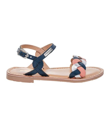 Sandale Plate Cuir Enfant Les Tropeziennes Bonbon