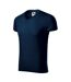 T-shirt Homme Bleu Marine Foncé Malfini-3