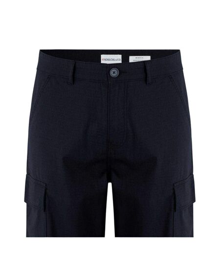 Pantalon À Poches Motif/style Uni Homme Noir SoulCal