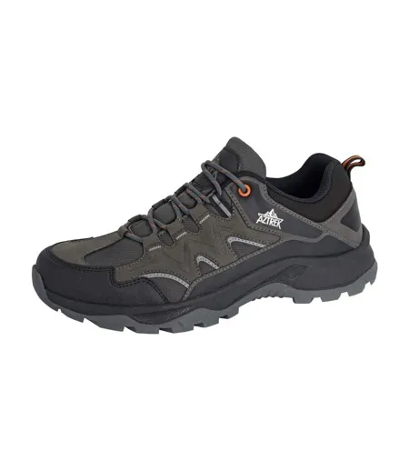 Mens Kirkstone Waterproof Walking Shoes Grey Black Aztrek