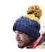 Bonnet Apres Bleu Marine Jaune Foncé Beechfield-1