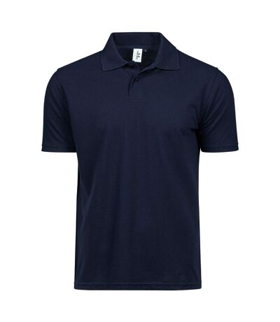 Tee Jays Mens Power Pique Polo Shirt (Navy)