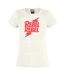 Robe T-shirt Rebel Rebel Femme Vieux Blanc Amplified-1