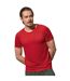 Stedman Mens Active Raglan Mesh T-Shirt (Crimson Red)