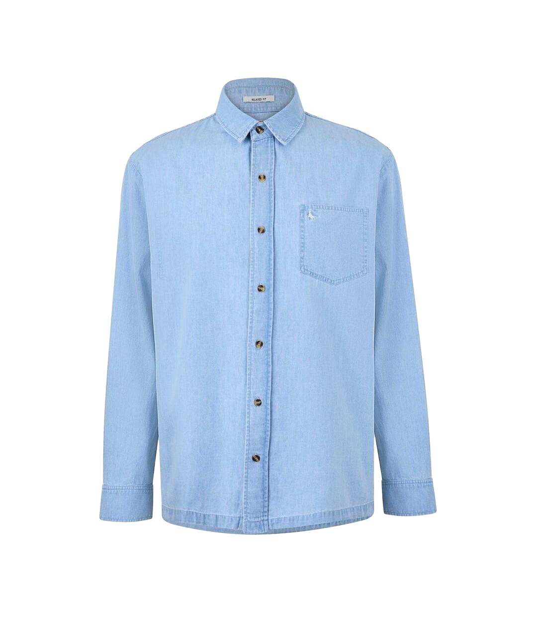 Chemise Manches Longues Homme Bleu Pâle Jack Wills-1