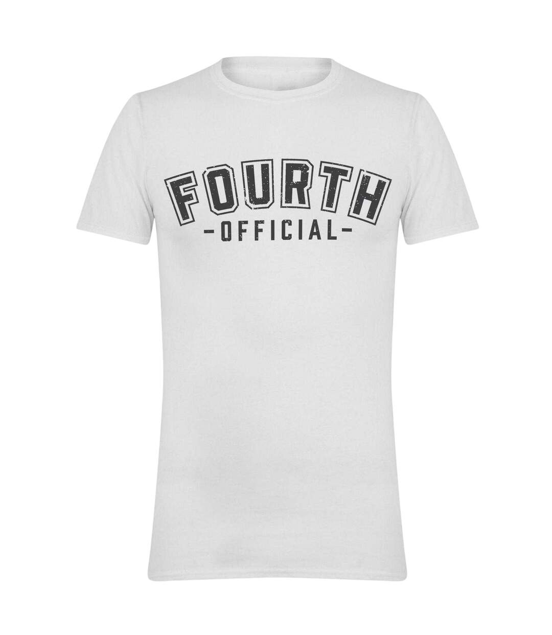 T-shirt Foot Motif/style Fantaisie Fourth Official Homme Blanc AWD-1