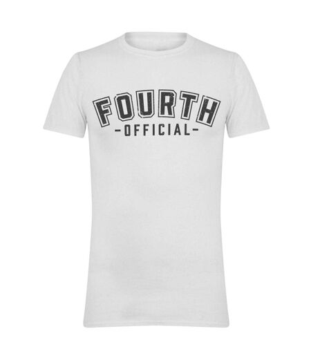T-shirt Foot Motif/style Fantaisie Fourth Official Homme Blanc AWD