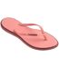 Womens/ladies Glitter Pointed Flip Flops Blossom Clay Havaianas-3