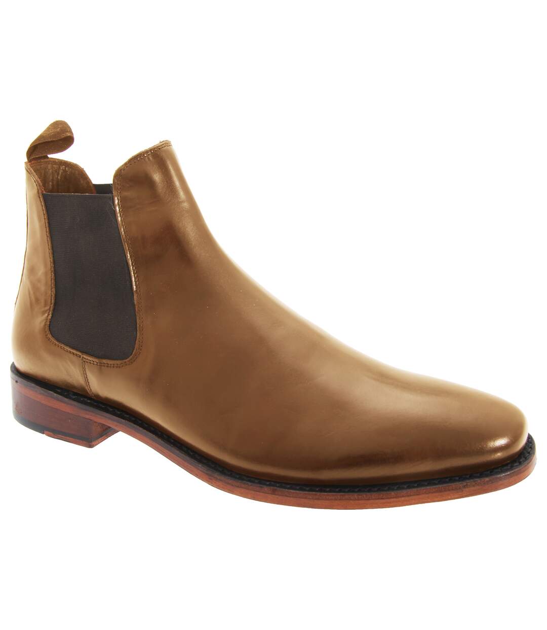 Bottines chelsea en cuir homme fauve Kensington Classics-1