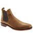 Kensington Classics Mens Twin Gusset All Leather Chelsea Boots (Tan) - UTDF755