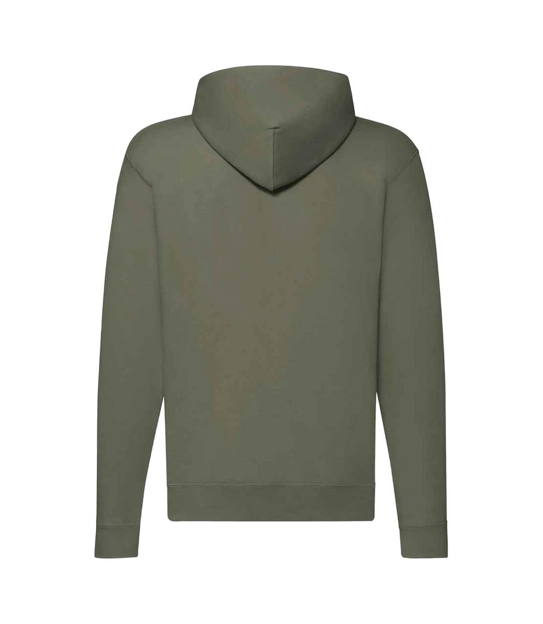 Unisex Adult Classic Hoodie Classic Olive Fruit Of The Loom-2
