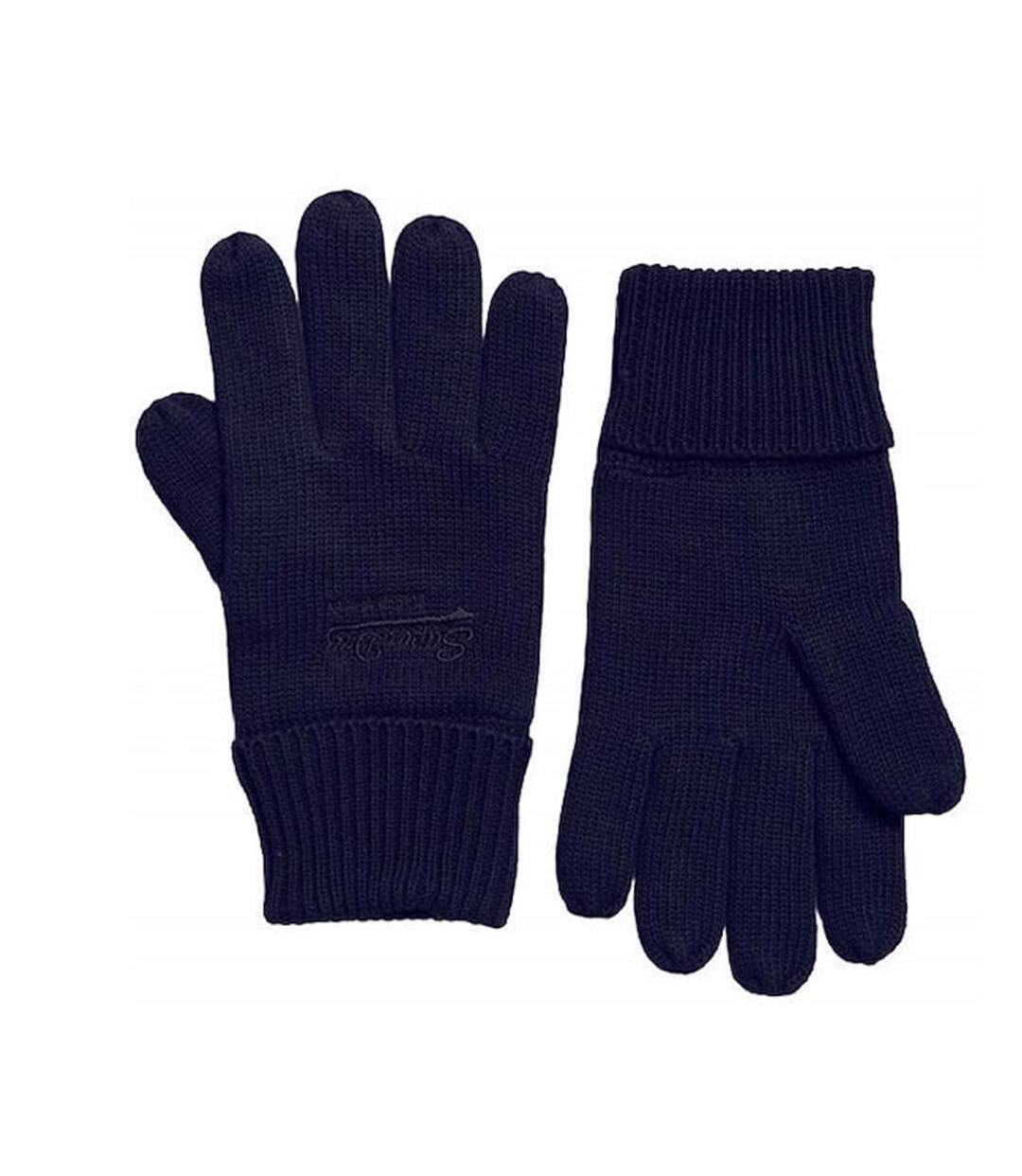 Gants marine homme superdry knitted-1