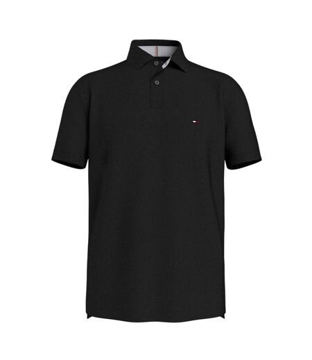 Polo Motif/style Logo Brodé Homme Noir Tommy Hilfiger