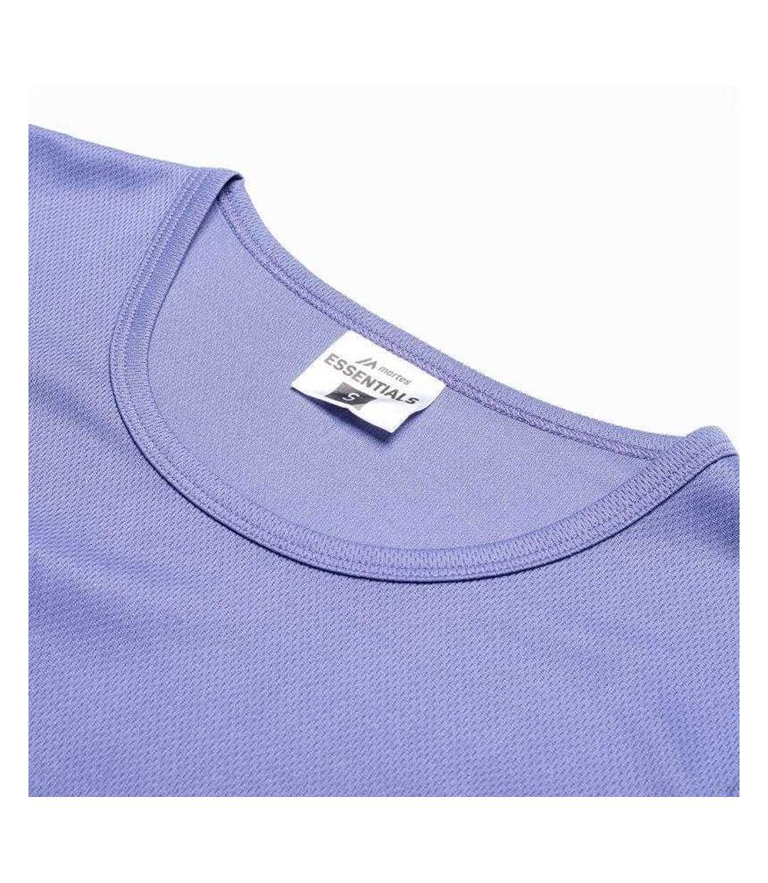 Womens/ladies Dillion T-shirt Blue Martes-4