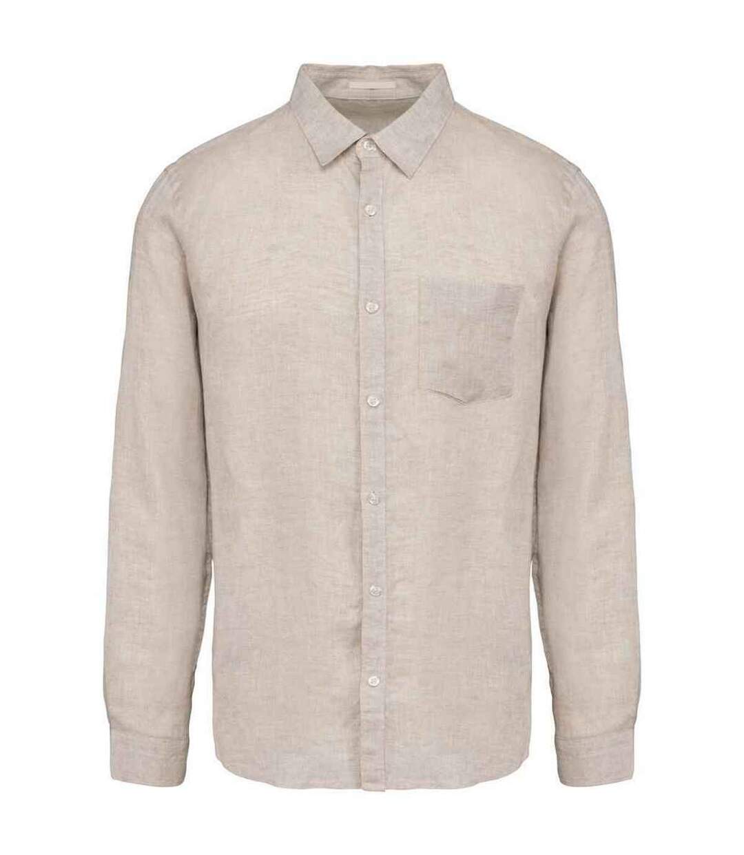 Mens linen long-sleeved shirt linen Spasso-1