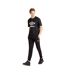 Umbro Mens Team Skinny Sweatpants (Black/White) - UTUO1779