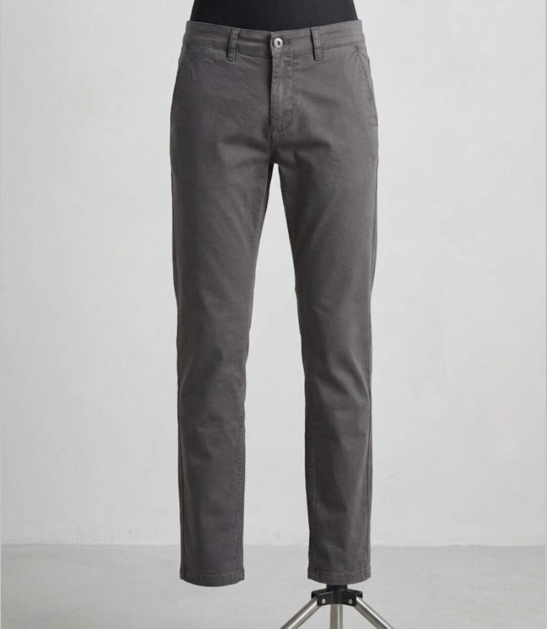 CHALLENGER PANT4007 — Pantalon chino gris : liberté de mouvement et coupe confort-3