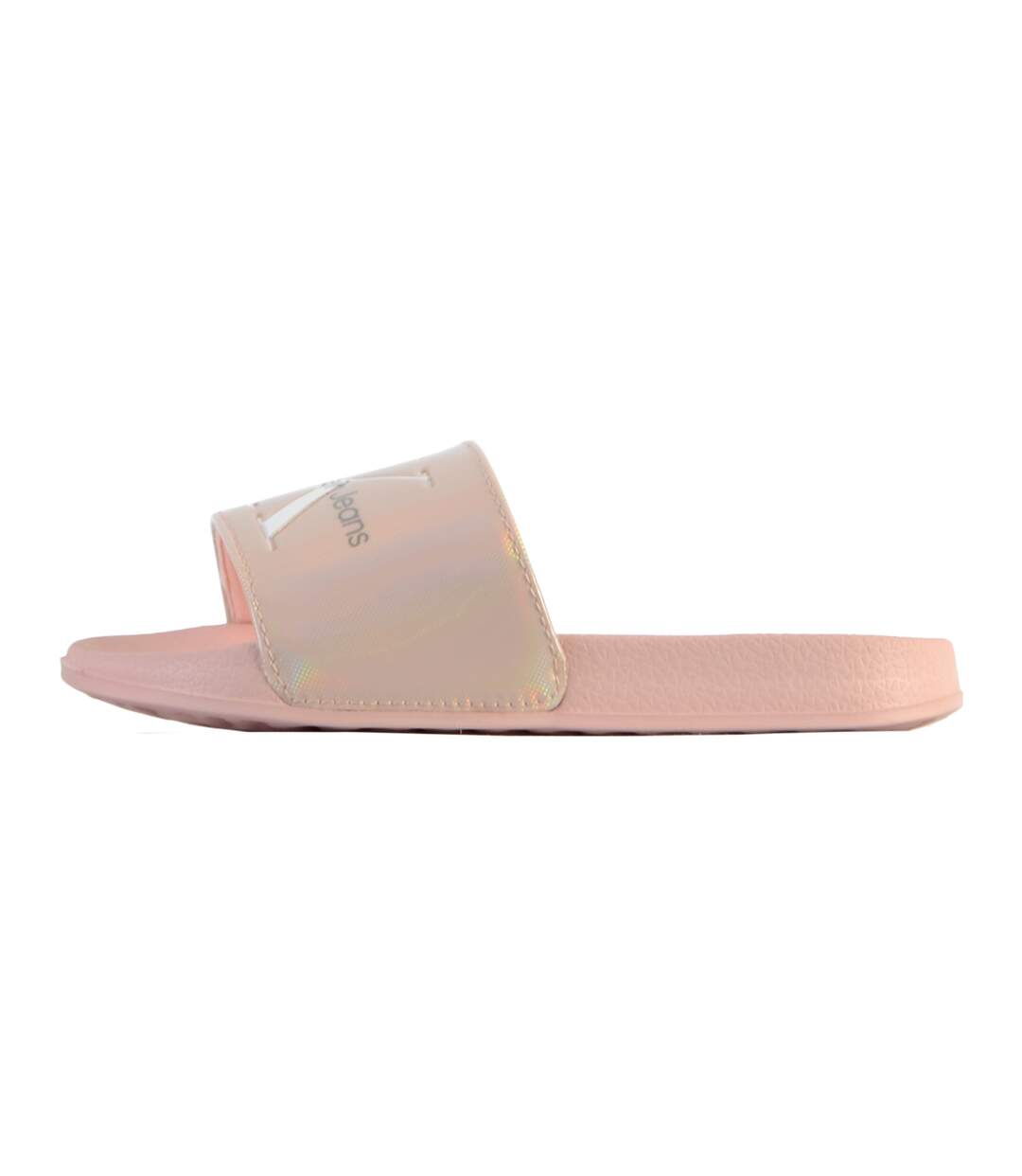 Sandales à Enfiler Enfant Calvin Klein Jeans Logo Print Pool Slide-1