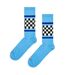 1 Pack Checked Stripe Sneaker Socks for Men and Women-2