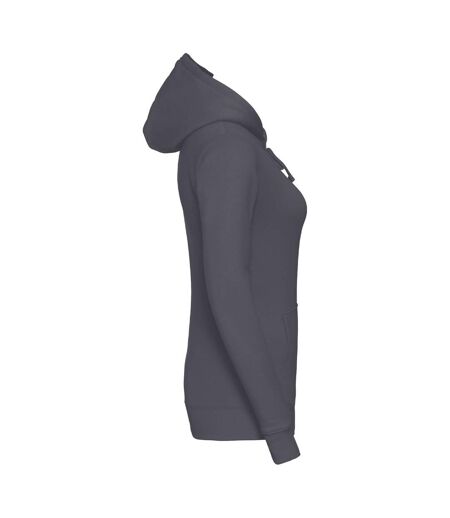 Sweat À Capuche Authentic Femme Gris Foncé Russell