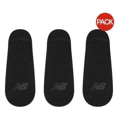 Lot De 3  Socquettes Discrètes Adulte Noir New Balance