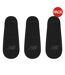 Lot De 3  Socquettes Discrètes Adulte Noir New Balance-1