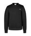 Mens Fleece Crew Neck Sweatshirt Black Slazenger-1