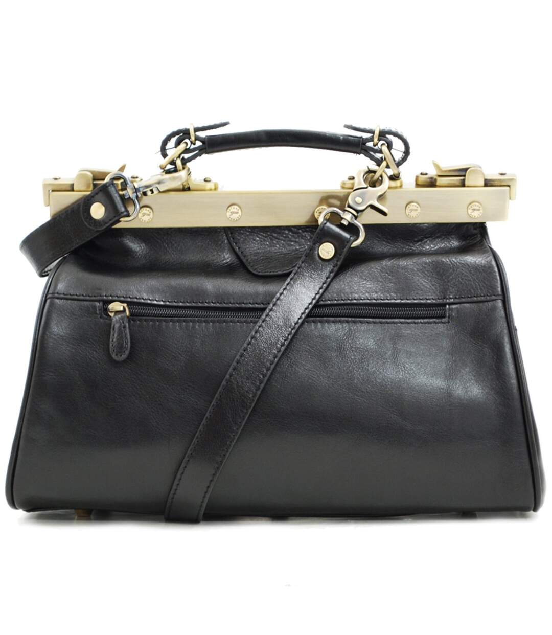 Katana - Sac à main en cuir Doctor Bag - noir - 6506-3