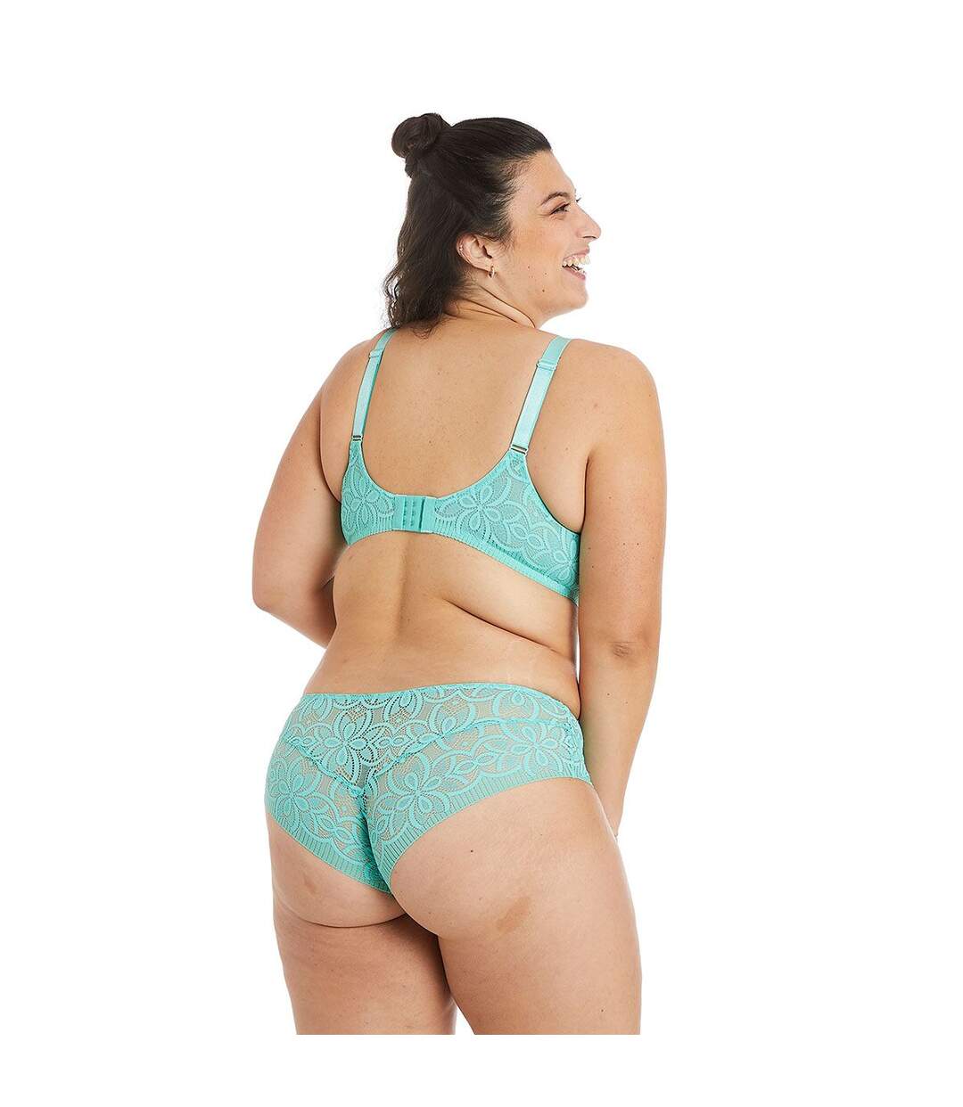 Soutien-gorge à armatures grand maintien turquoise Roulotte