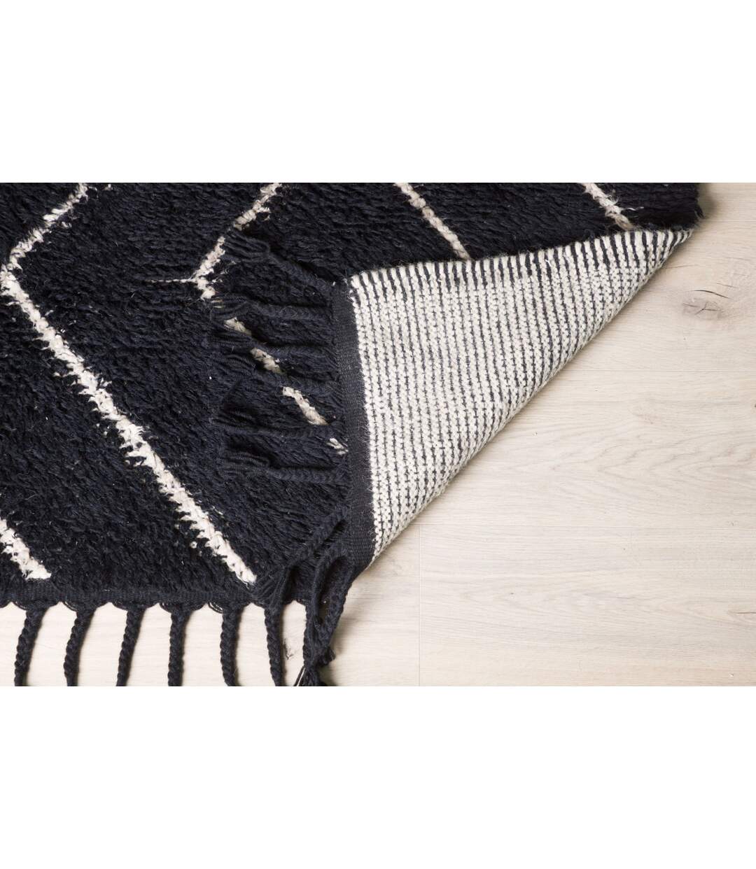 Tapis Déco en Laine David 252x350cm Noir-5