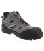 Mens industrial safety hiking boots dark grey/black Grafters