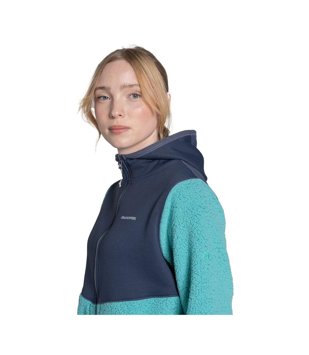 Veste Polaire Telesto Femme Anthracite Turquoise Craghoppers-4