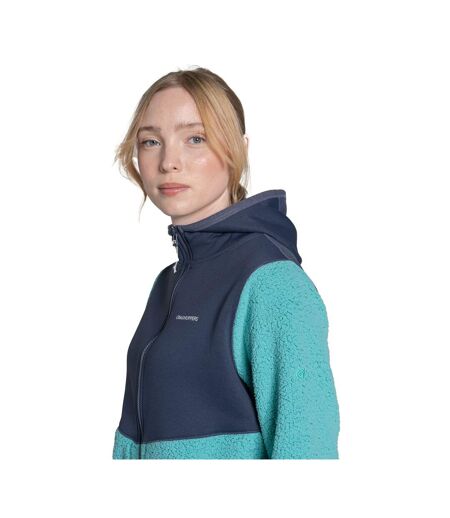 Veste Polaire Telesto Femme Anthracite Turquoise Craghoppers